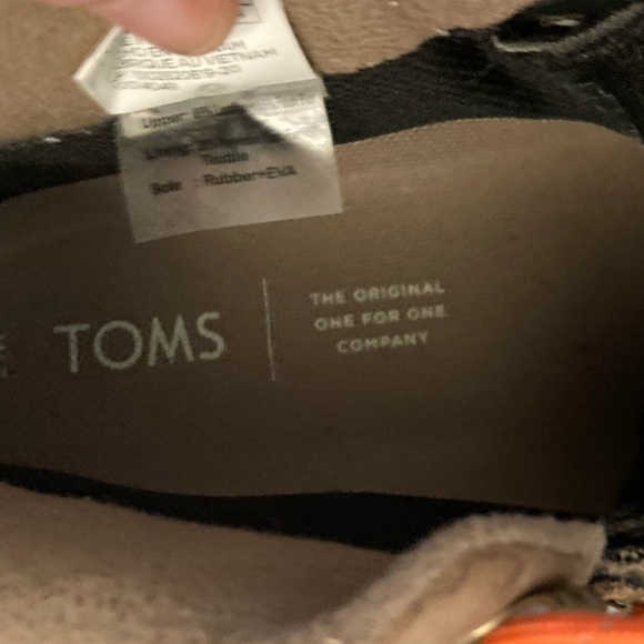 EUC Toms Cascada Tan Taupe Leather Lace Up Hiking Boot Womens 7 - Picture 7 of 7